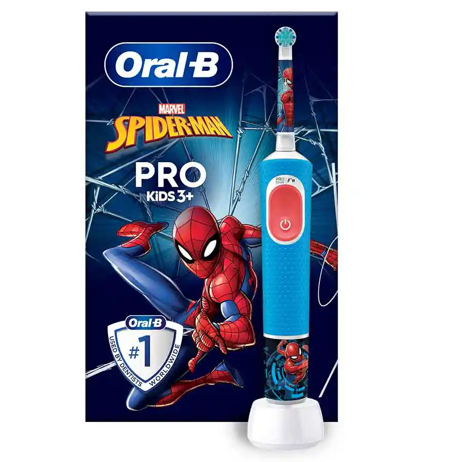 Oral-B Vitality Pro Kids Ηλεκτρική Οδοντόβουρτσα Επαναφορτιζόμενη SpiderMan