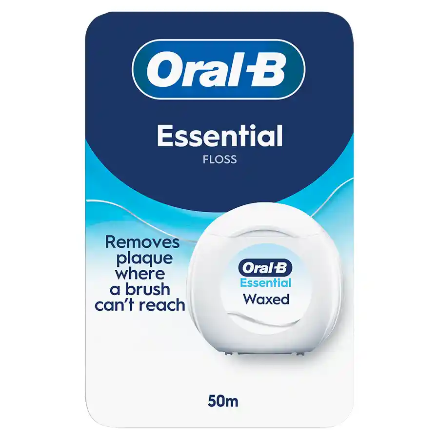 Oral-B Essential Floss Κηρωμένο Οδοντικό Νήμα 50m.