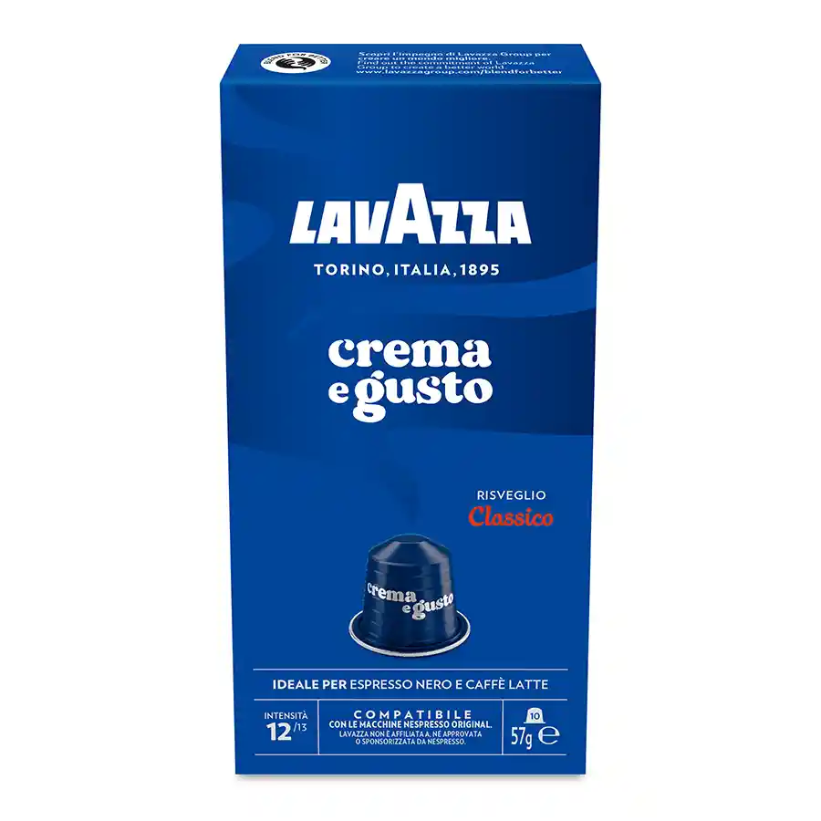 Lavazza Crema E Gusto Καφές Espresso Σε Κάψουλες 10τεμ. 57γρ.