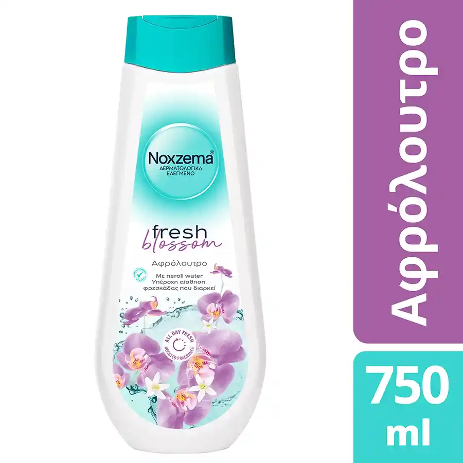Noxzema Αφρόλουτρο Fresh Blossom 750ml.