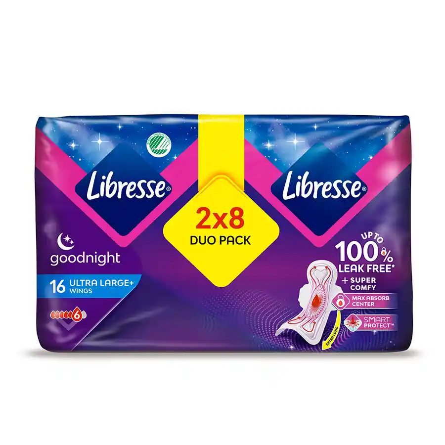 Libresse Σερβιέτες Ultra Night Wing Large+ 16τεμ.