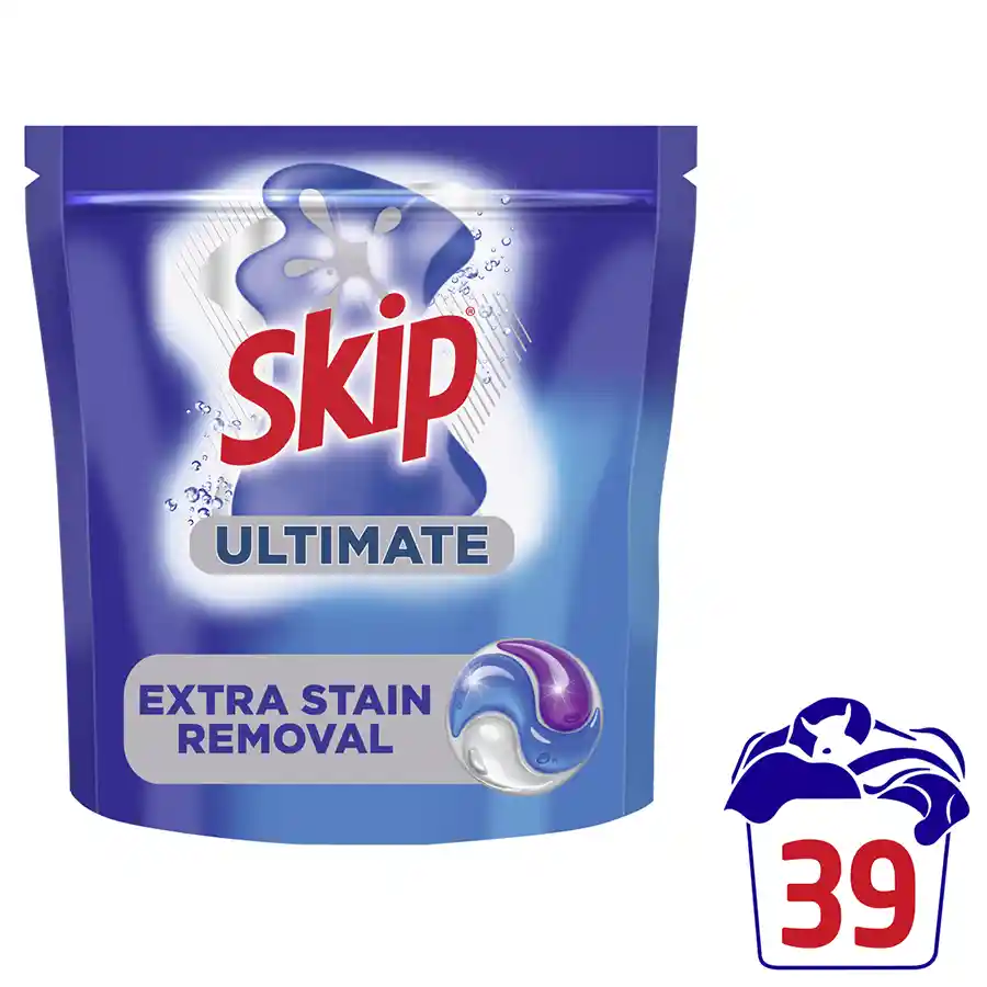 Skip Ultimate Caps Απορρυπαντικό Πλυντηρίου Ρούχων 39τεμ.