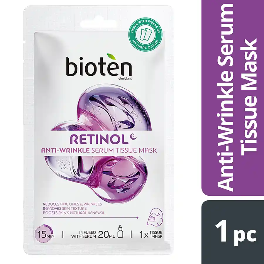 Bioten Retinol Υφασμάτινη Μάσκα Προσώπου 1τεμ.