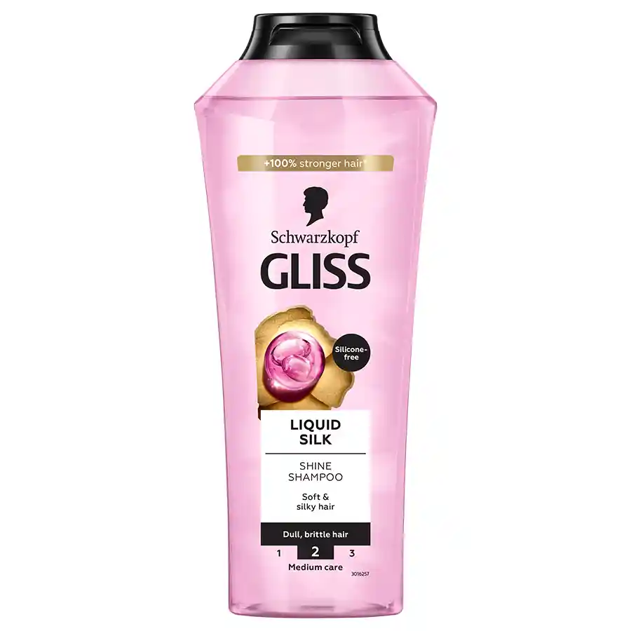 Schwarzkopf Gliss Σαμπουάν Liquid Silk Για Θαμπά Μαλλιά 400ml.