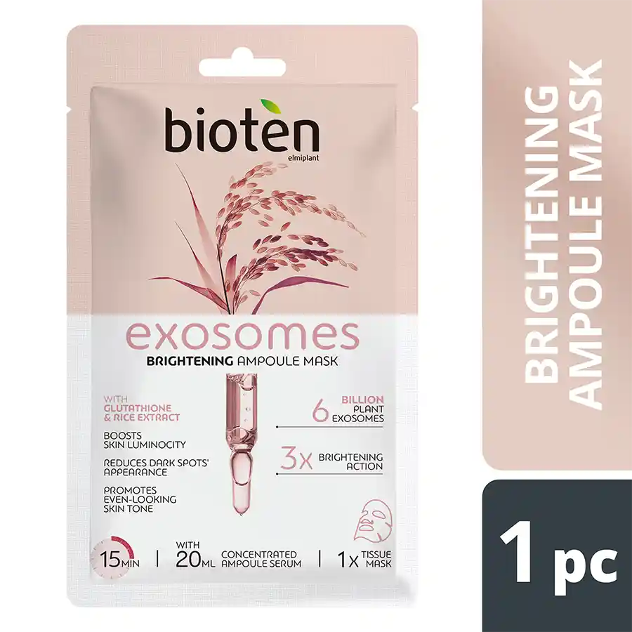 Bioten Exosomes Glutathione Rice Υφασμάτινη Μάσκα Προσώπου 1τεμ.