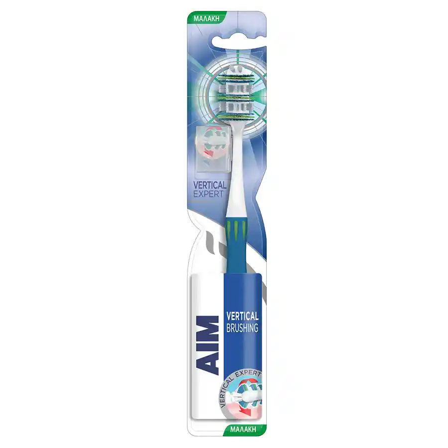 Aim Vertical Expert Οδοντόβουρτσα Μαλακή