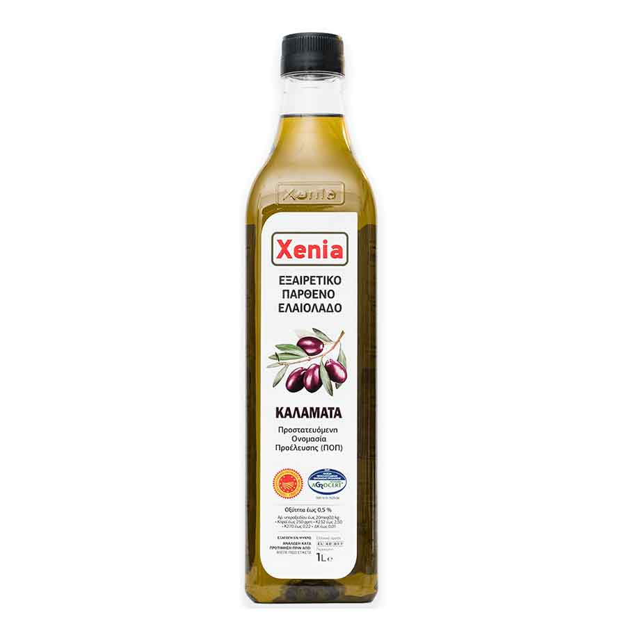 Xenia Ελαιόλαδο Εξαιρετικό Παρθένο ΠΟΠ Καλαμάτας 1lt.