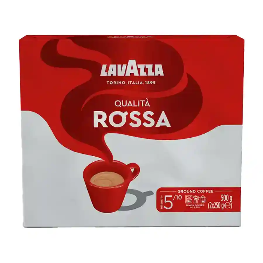 Lavazza Qualita Rossa Καφές Espresso Αλεσμένος 2x250γρ.