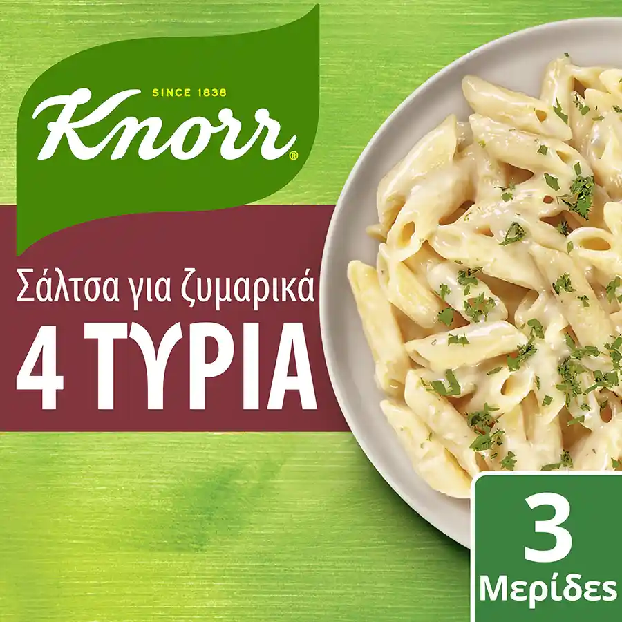Knorr Σάλτσα Στιγμής Για Ζυμαρικά 4Τυριά 44γρ.