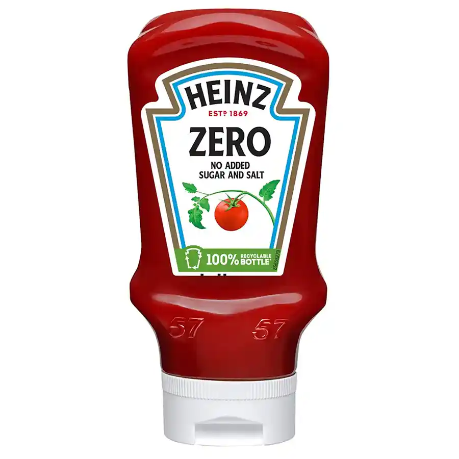 Heinz Zero Κέτσαπ Χωρίς Ζάχαρη & Αλάτι 425γρ.