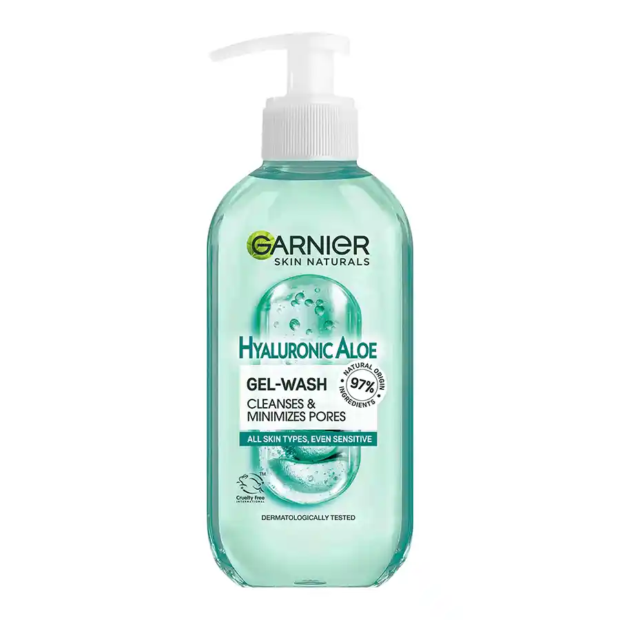 L'oreal Garnier Skin Naturals Gel Καθαρισμού Hyaluronic Aloe 200ml.