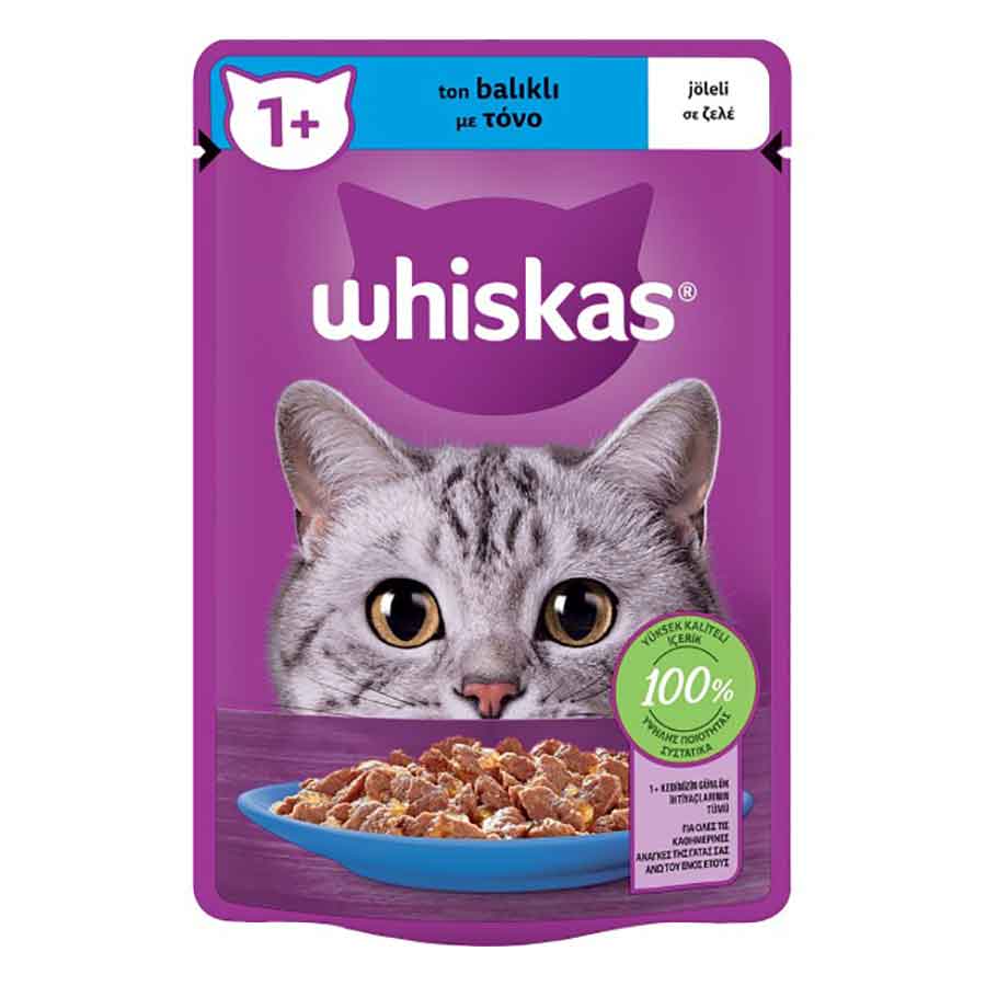 Whiskas Γατοτροφή Τόνος Σε Ζελέ 85γρ.