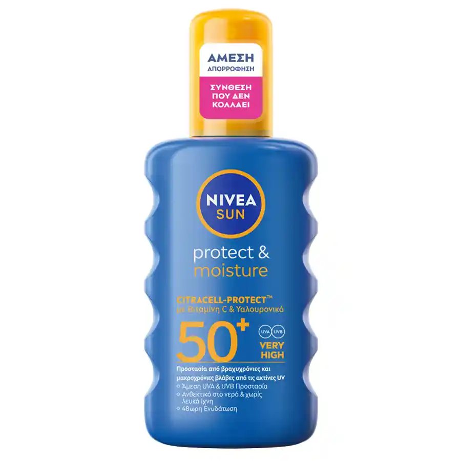 Nivea Sun Protect & Moisture Αντηλιακό Σπρέι SPF50+ 200ml.