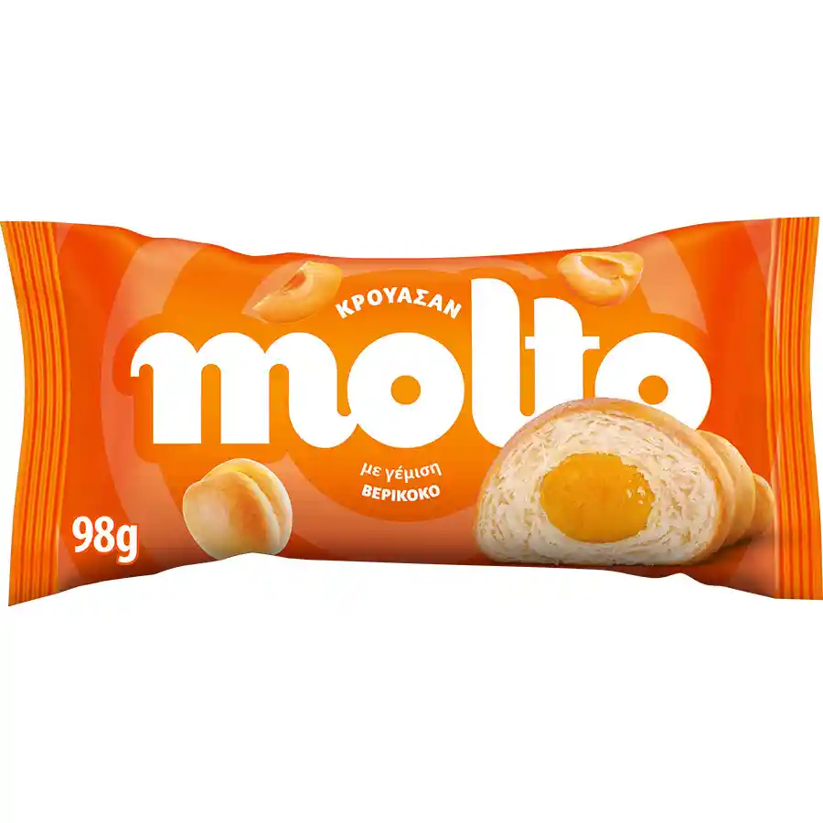 Molto Κρουασάν Με Βερίκοκο 98γρ.