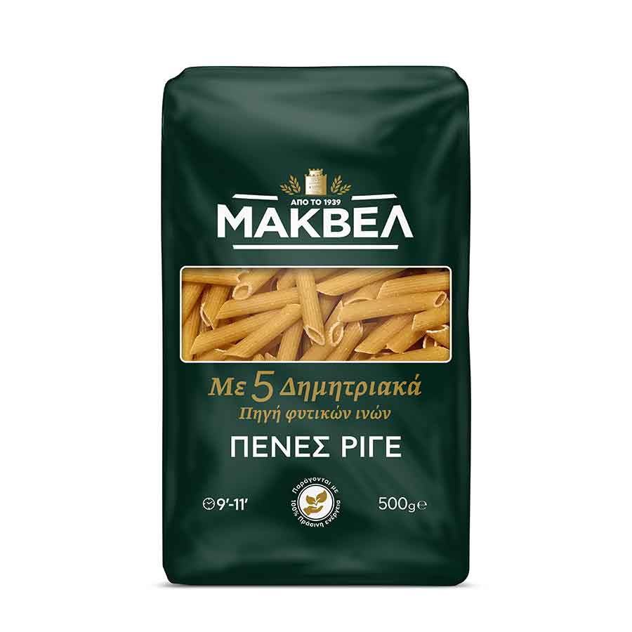 Μάκβελ 5 Δημητριακά Πένες Ριγέ 500γρ.