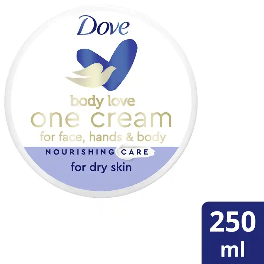 Dove Κρέμα Προσώπου Χεριών Σώματος Nurishing Care 250ml.