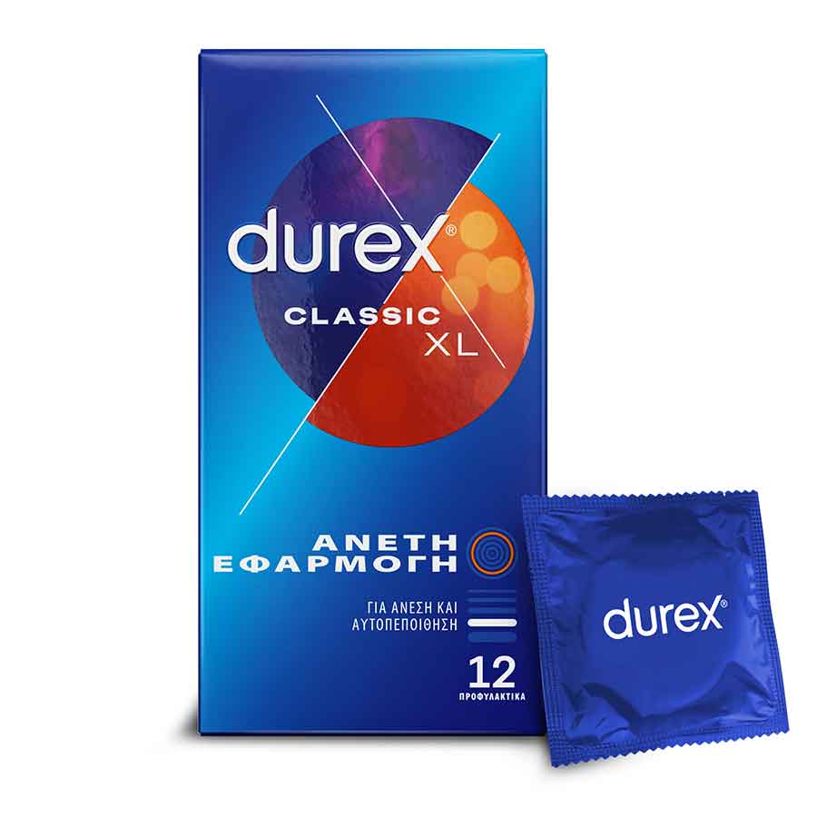 Durex Προφυλακτικά Classic Άνετη Εφαρμοφή 12τεμ.