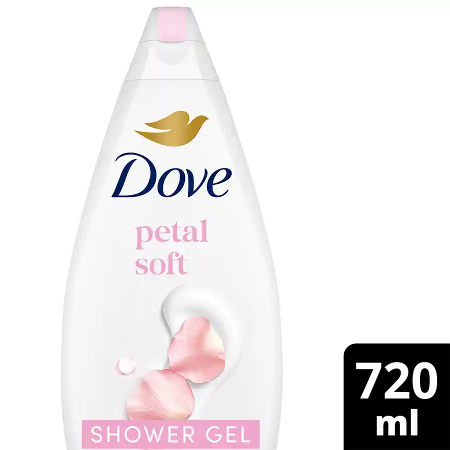 Dove Αφρόλουτρο Petal Soft 720ml.