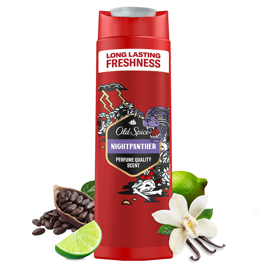 Old Spice Night Panther Αφρόλουτρο 400ml.