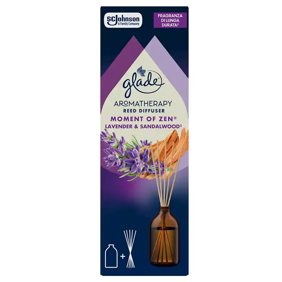 Glade Aromatherapy Αρωματικό Χώρου Στικ Moments Of Zen 80ml.