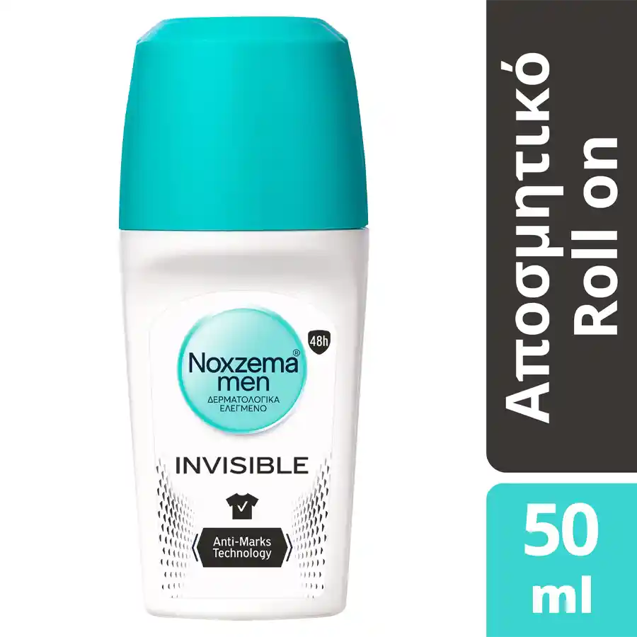 Noxzema Men Aποσμητικό Roll-On Invisible 50ml.