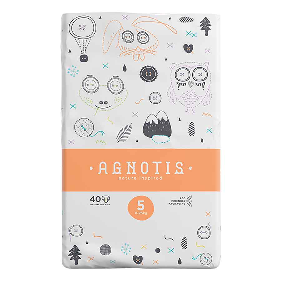 Agnotis Βρεφικές Πάνες Νo5 (11-25kg.) 40τεμ.