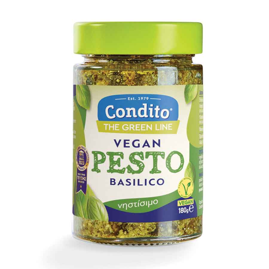 Condito Σάλτσα Vegan Pesto Basilico Χωρίς Γλουτένη 180γρ.