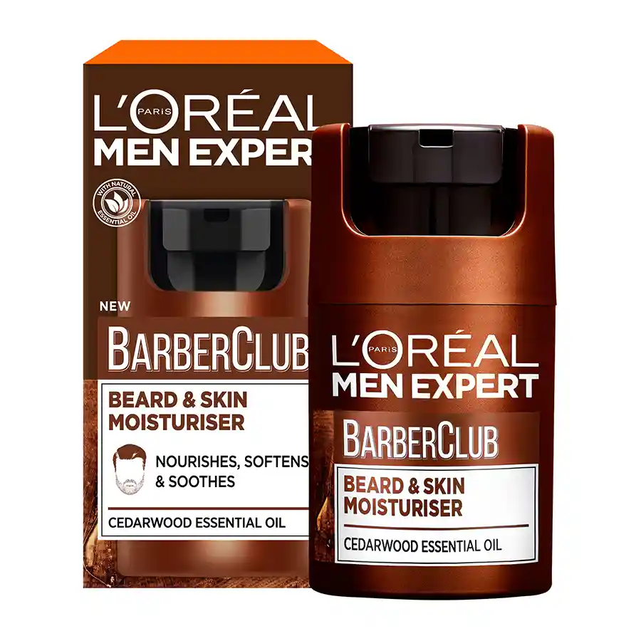 L'oreal Men Expert Barber Club Ενυδατική Κρέμα Για Μούσια Και Επιδερμίδα 50ml.