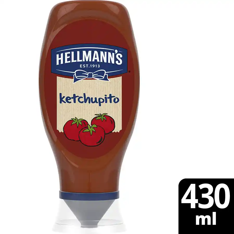 Hellmann's Ketchupito Κέτσαπ Top Down 430ml.