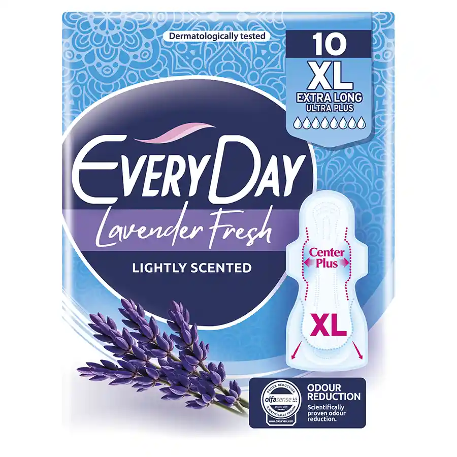 Every Day Fresh Lavender Σερβιέτες Ultra Plus Extra Long 10τεμ.