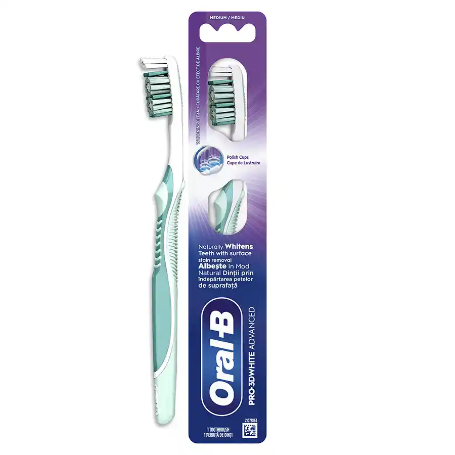 Oral-B Pro 3D White Οδοντόβουρτσα Advanced 35 Μέτρια