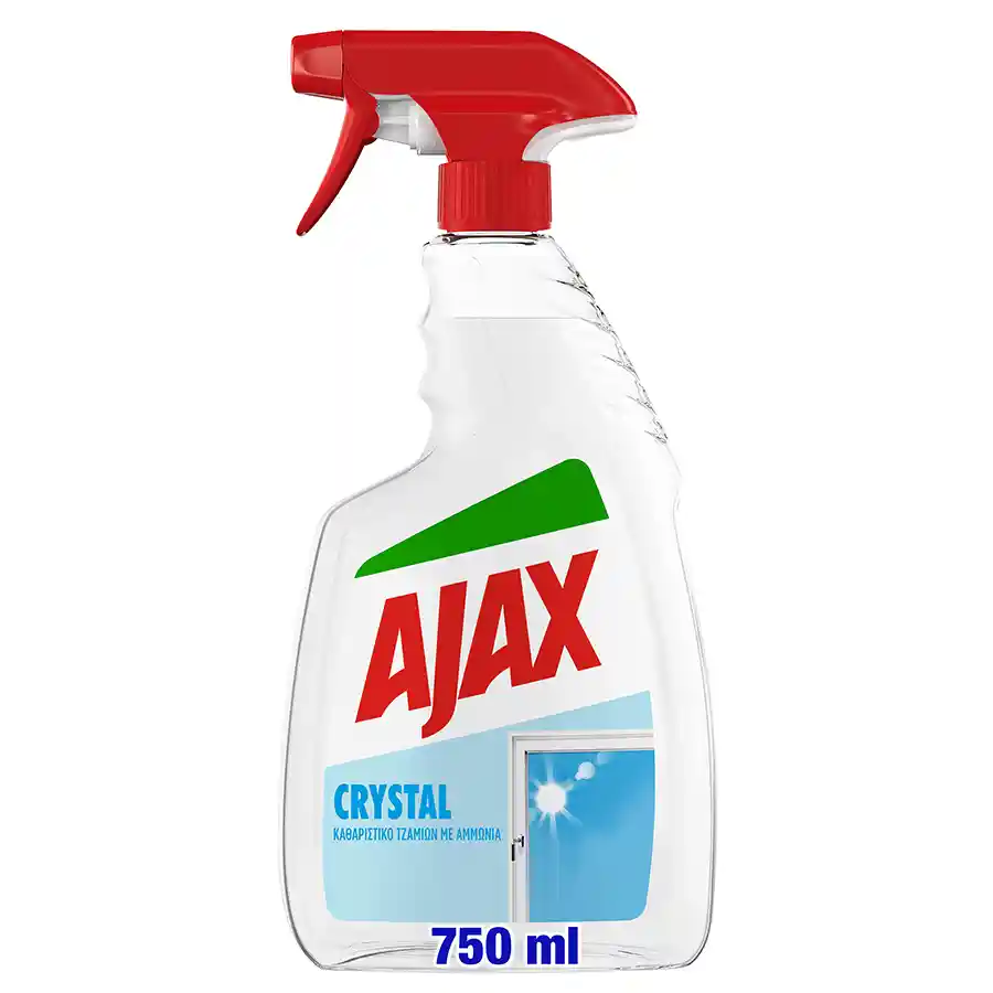 Ajax Καθαριστικό Τζαμιών Crystal Clean 750ml.