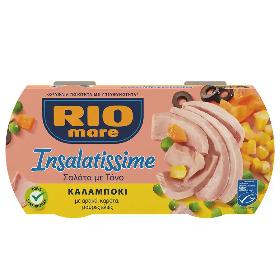 Rio Mare Insalatissime Πολυσαλάτα Καλαμπόκι 2x160γρ.