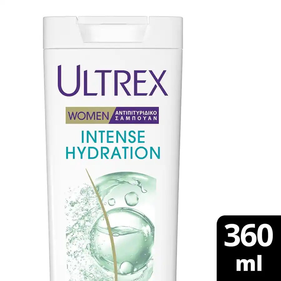 Ultrex Women Σαμπουάν Intense Hydration Για Ξηροδερμία 360ml.