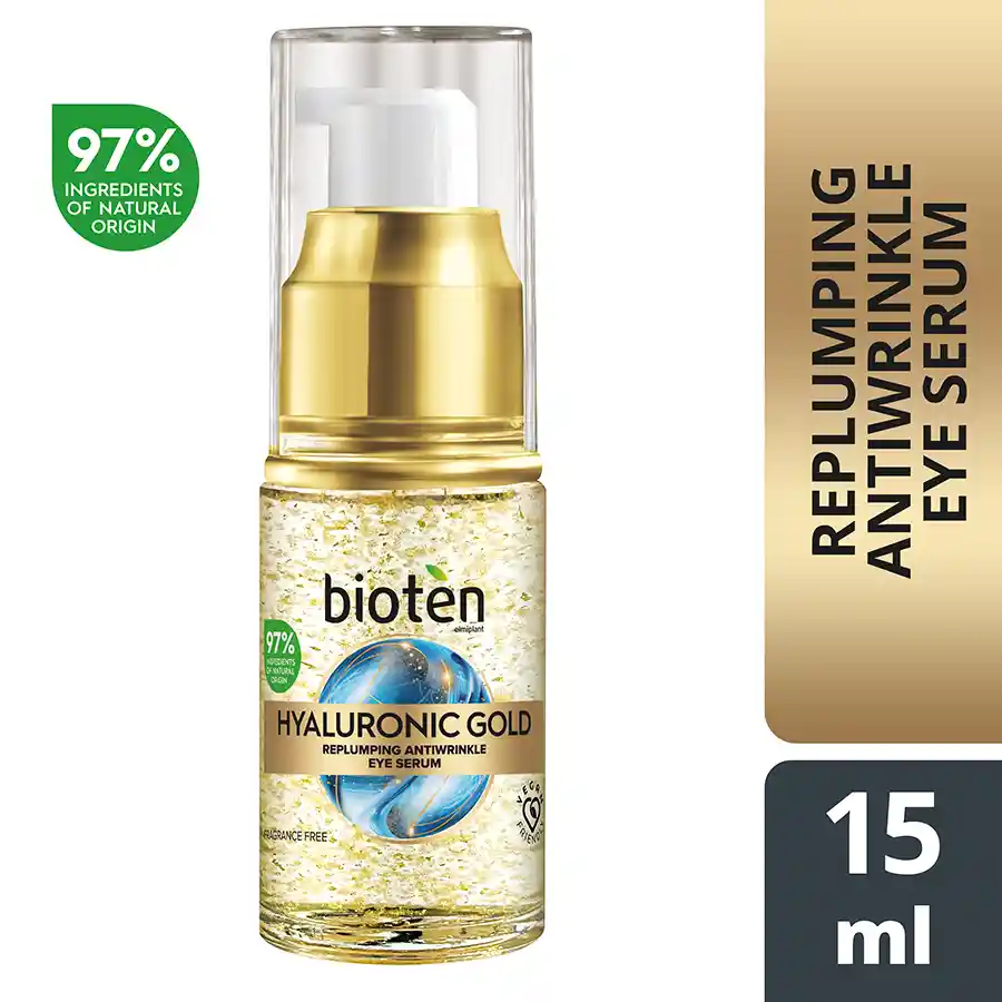 Bioten Hyaluronic Gold Ορός Ματιών Antiwrinkle 15ml.