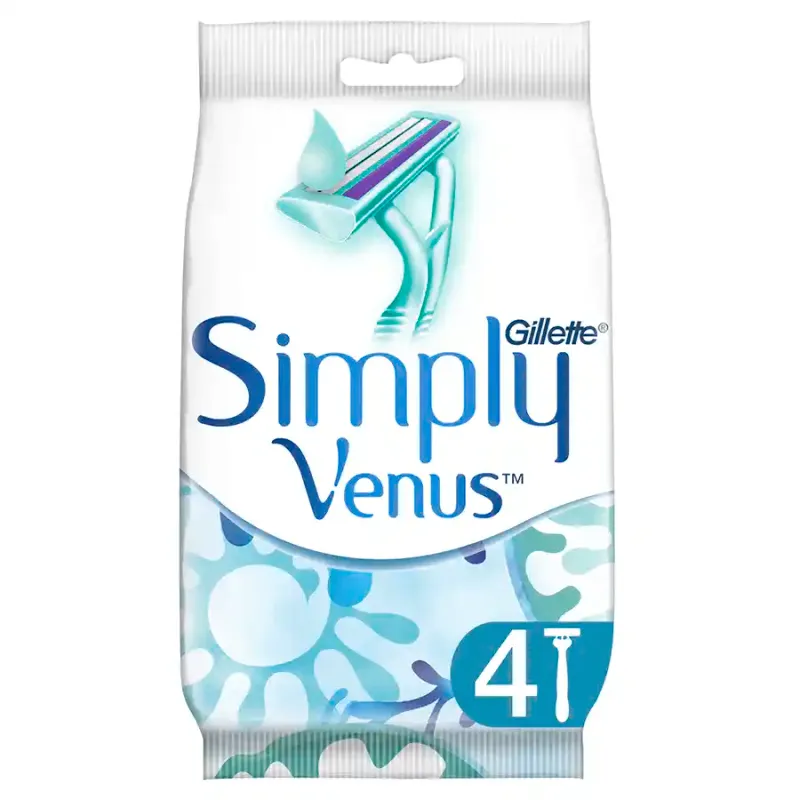 Gillette Venus Simply 2 Ξυραφάκι Μιας Χρήσης 4τεμ.