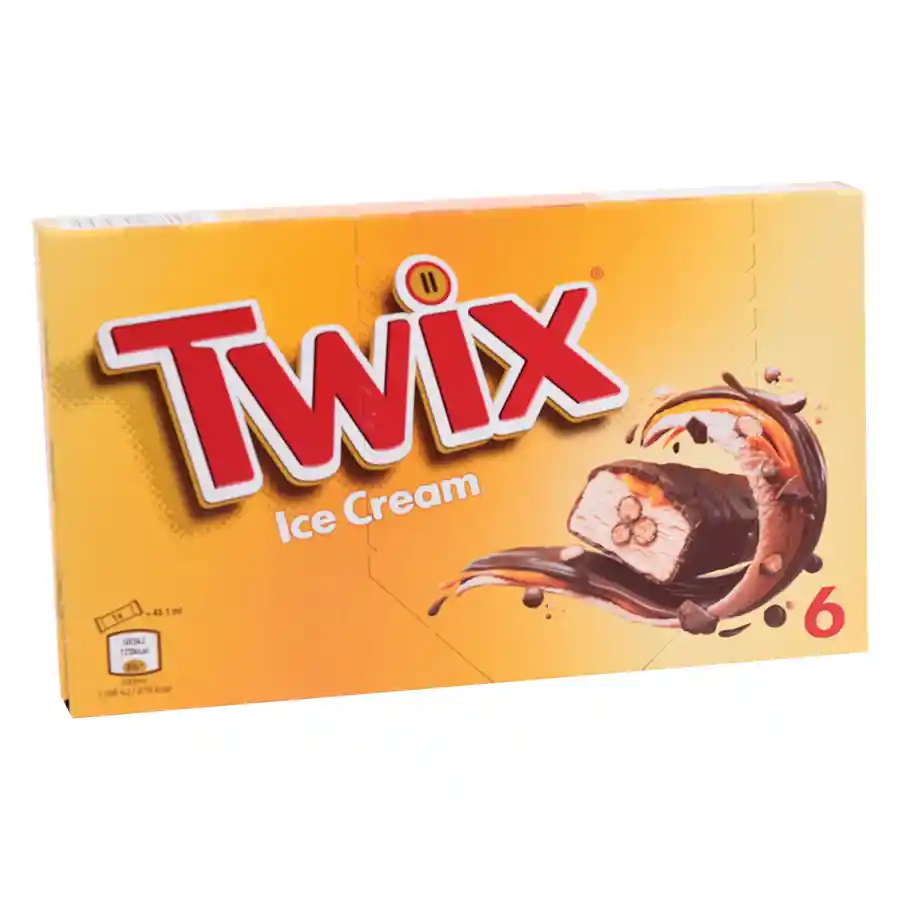 Twix Παγωτό Ice Bar 6x34,2γρ. /6x43,1ml.