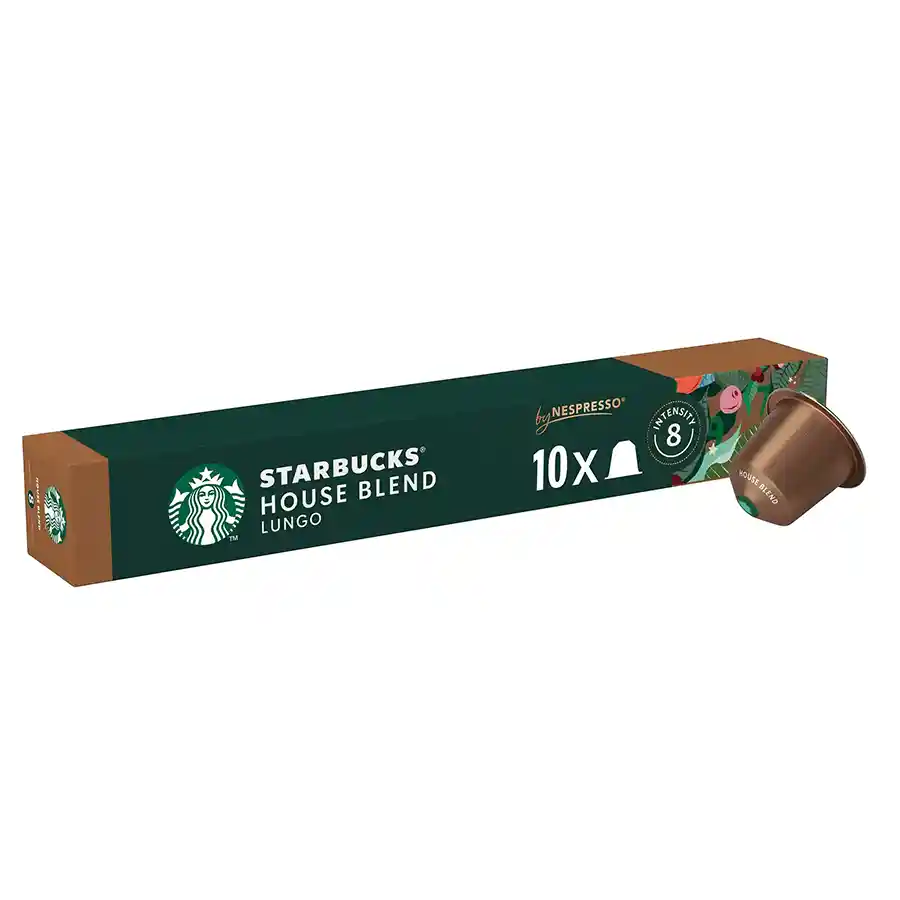 Starbucks Καφές Espresso Lungo House Blend Σε Κάψουλες 10τεμ. 52γρ.