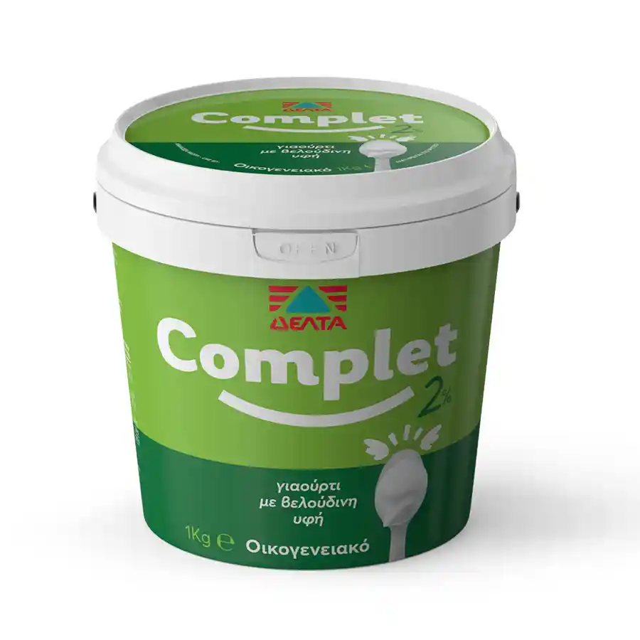 Δέλτα Complet Γιαούρτι 2% Λιπαρά 1kg.