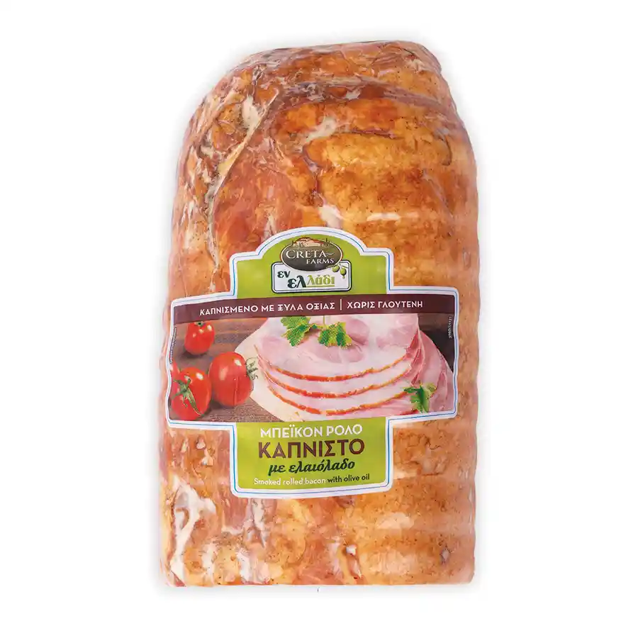 Creta Farms Εν Ελλάδι Μπέικον Ρολό Με Ελαιόλαδο