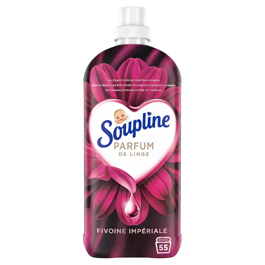 Soupline Parfum Συμπυκνωμένο Μαλακτικό Ρούχων Pivoine Imperiale 55mez. 1,155lt.
