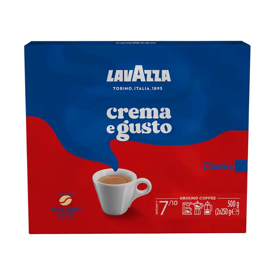 Lavazza Crema E Gusto Καφές Espresso Classico Αλεσμένος 2x250γρ.