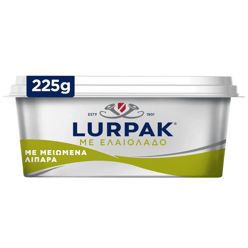 Lurpak Με Μειωμένα Λιπαρά Και Ελαιόλαδο 225gr