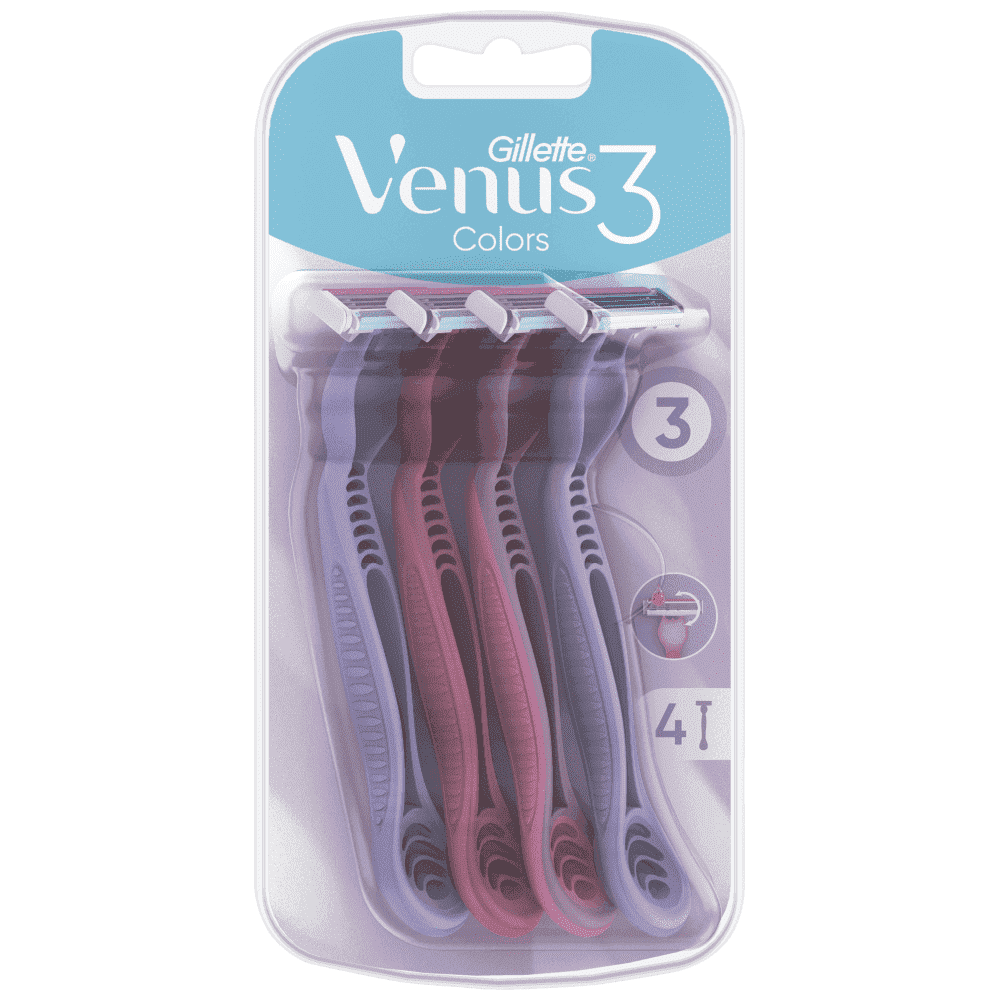 Gillette Venus Comfort Color Ξυραφάκια Μιας Χρήσης 4τεμ