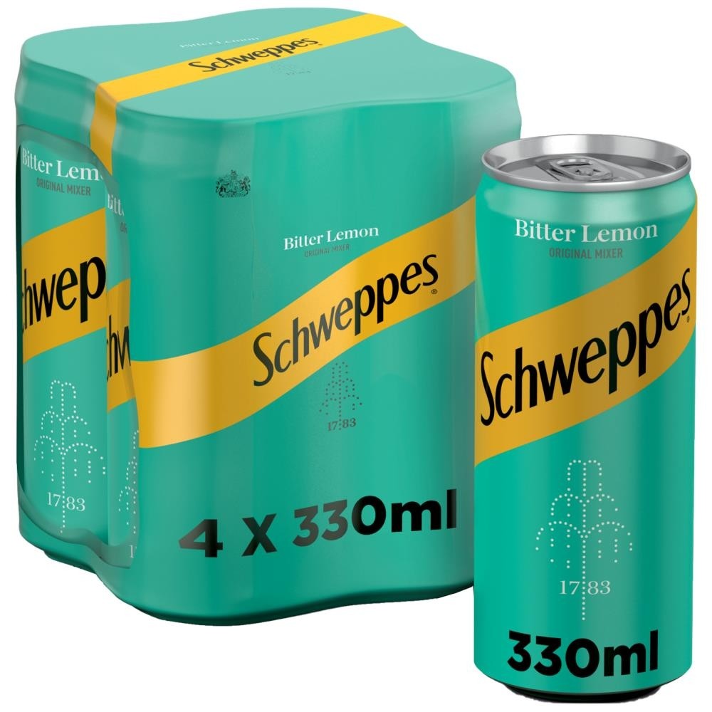 Schweppes Bitter Lemon 4x330ml