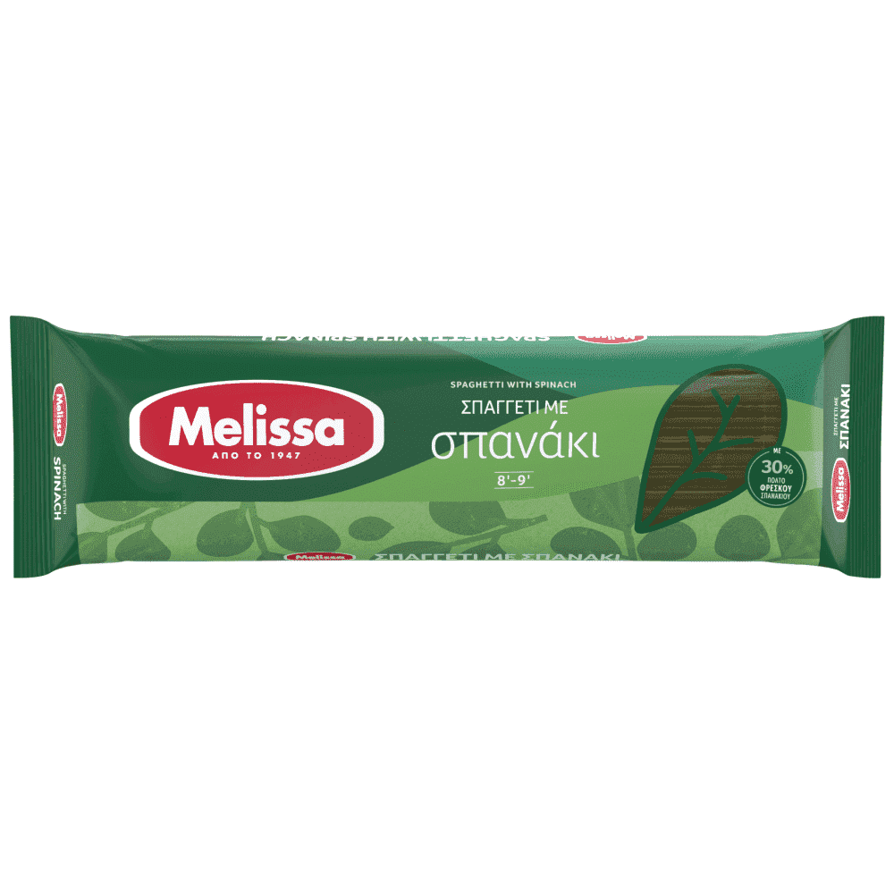 Melissa Σπαγγέτι Με Σπανάκι 400gr