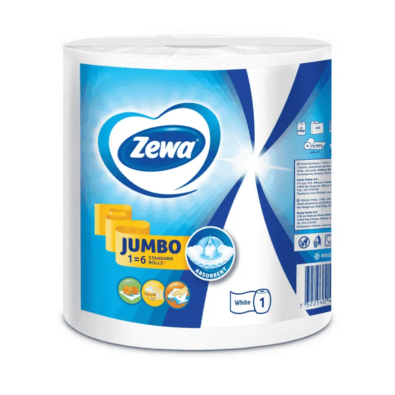 Zewa Jumbo Ρολό Κουζίνας 2Φύλλων 0,638kg