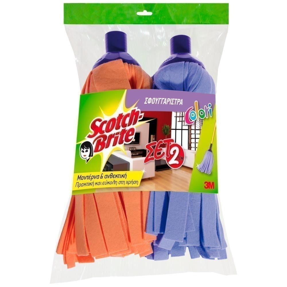 Scotch-Brite Σφουγγαρίστρα Colori 2 τμχ