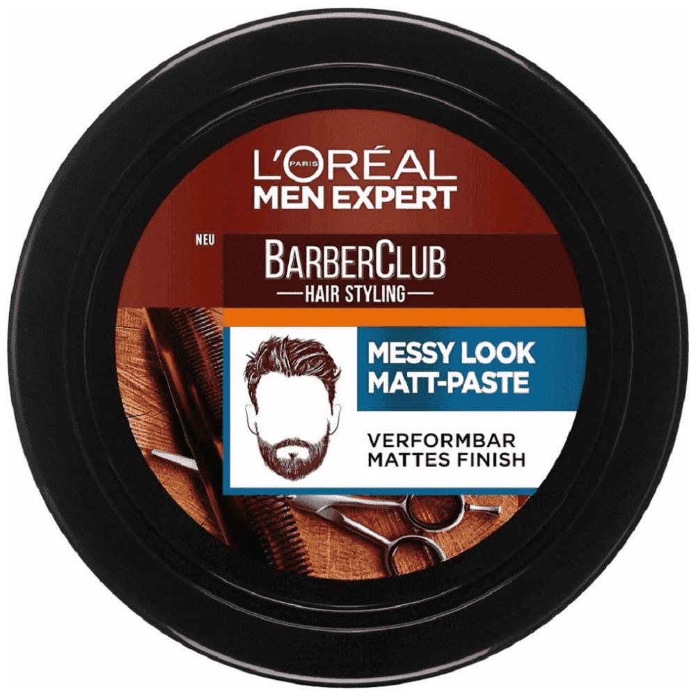 L'OREAL Men Expert Barber Club Πηλός Messy Look 75ml