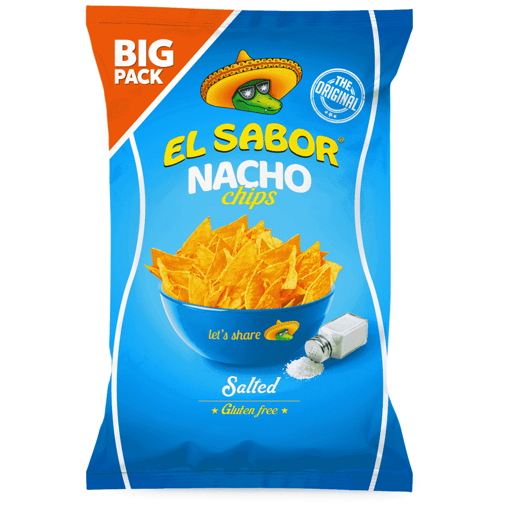 El Sabor Nacho Chips Natural 180gr